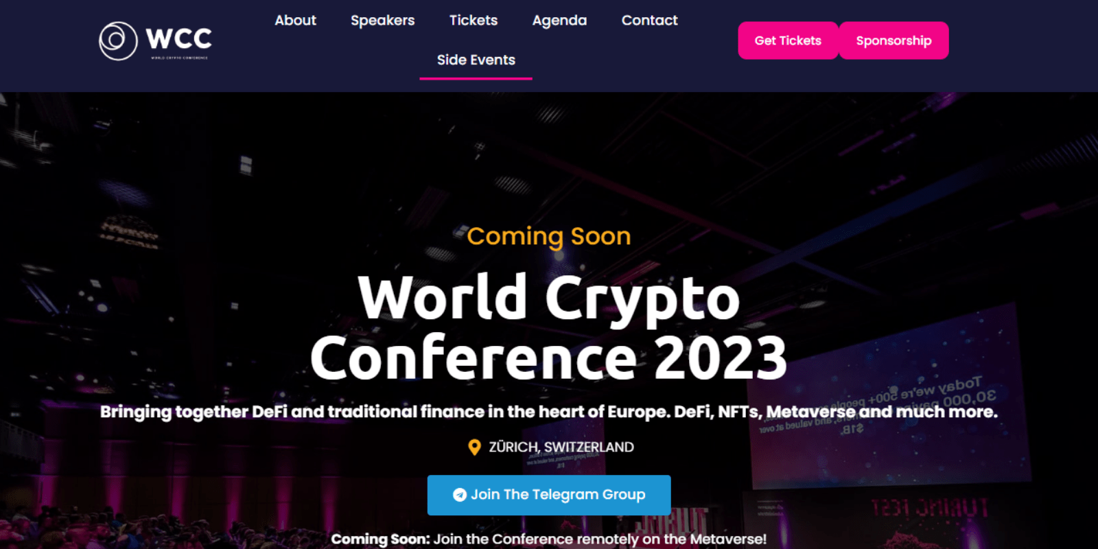 cryptocurrency conference
